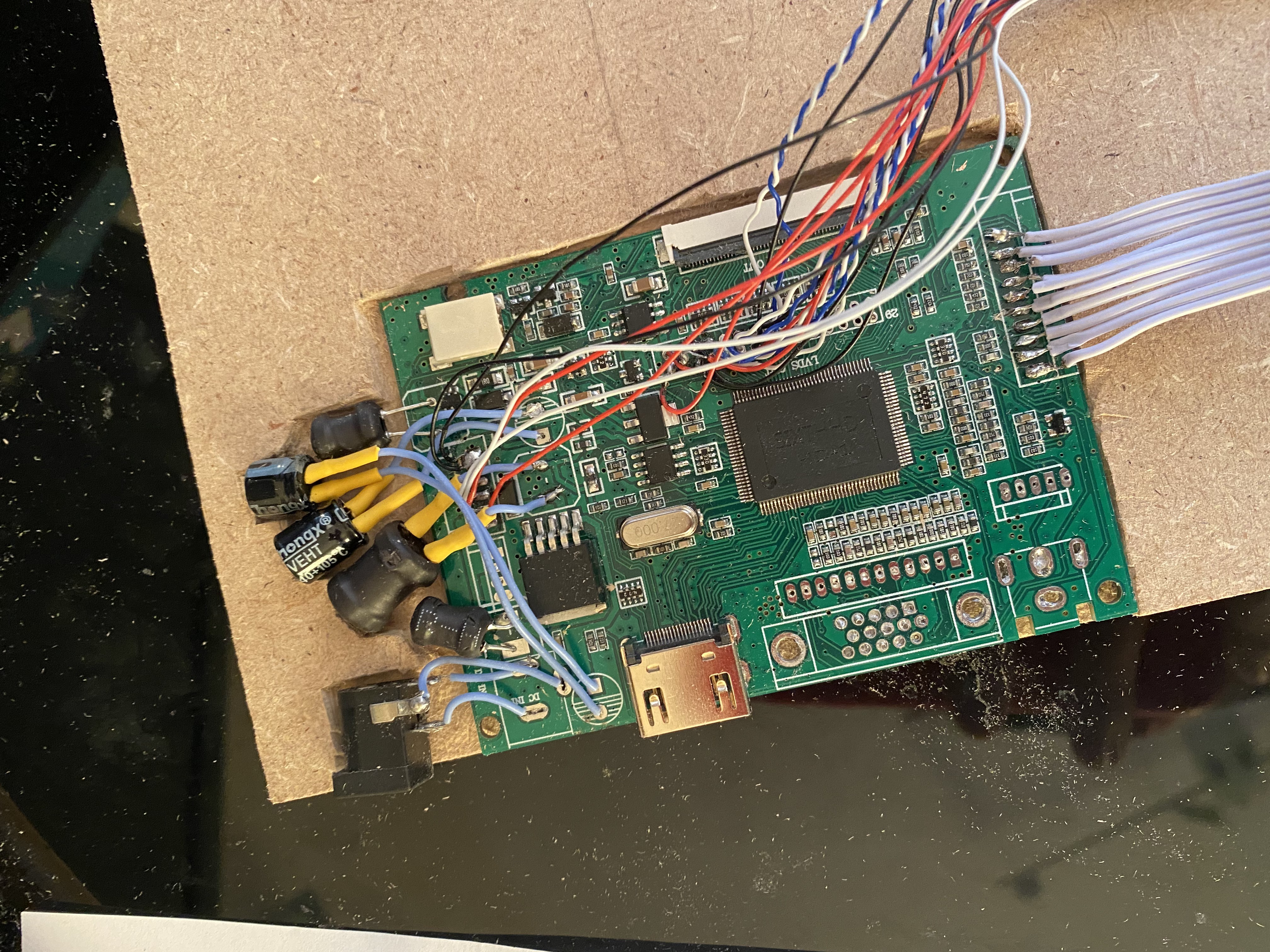 control board insertion